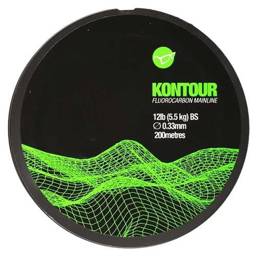 Korda - Kontour Fluorocarbon Mainline 12 lb 200 m