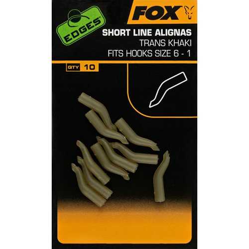 FOX Edges - Short Line Alignas Trans Khaki Size 6 - 1