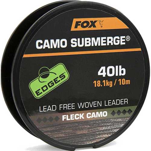 FOX Edges - Camo Submerge Lead Free Woven Leader Fleck...