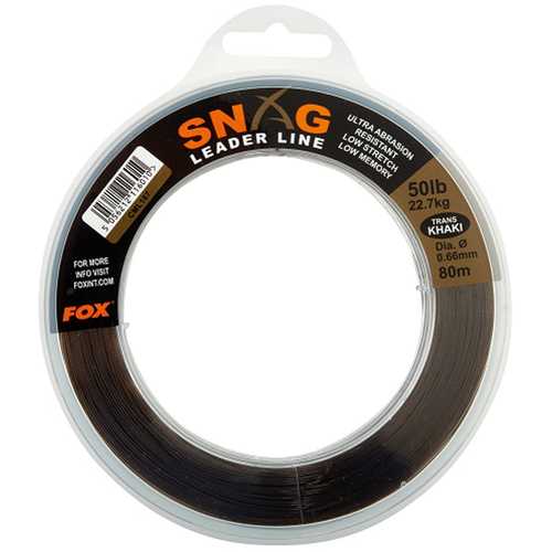 FOX Edges - Snag Leaders Camo 50 lb 80 m