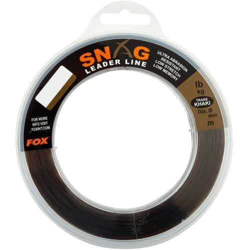 FOX Edges - Snag Leaders Trans Khaki 30 und 40 lb 100 m