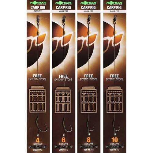 Korda - Dark Matter Rig Barbless Gr. 2, 4, 6, 8 und 10