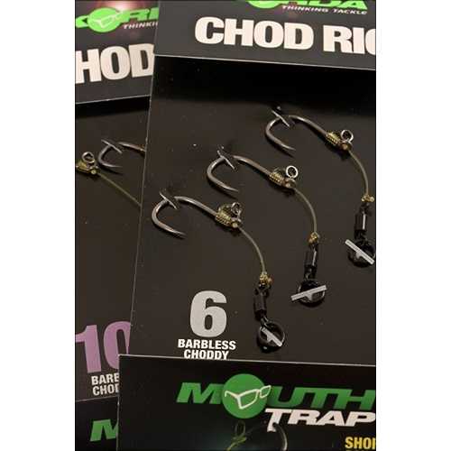 Korda - Chod Rig Short 2,5 cm Barbless Gr&ouml;&szlig;e...