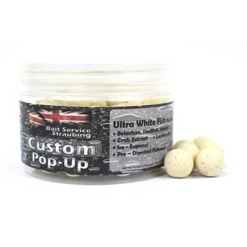 Bait Service Straubing - Custom Pop Ups Ultra White Fish...