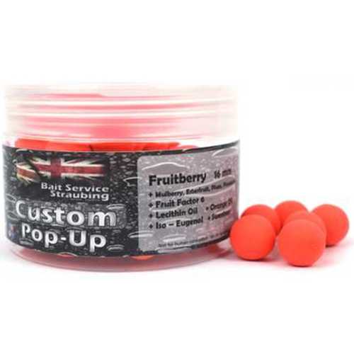 Bait Service Straubing - Custom Pop Ups Fruitberry - 16 mm