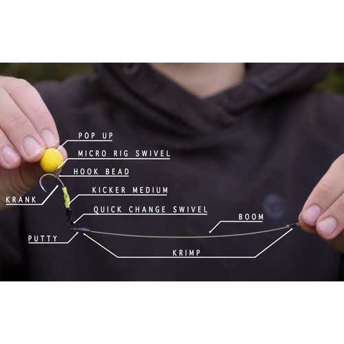 Korda - Spinner Rig Kurv Shank Barded - Größe 4 und 6