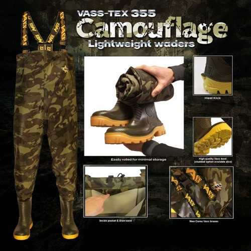 Vass - Tex 355 &quot;Light&quot; Camo Chest Wader