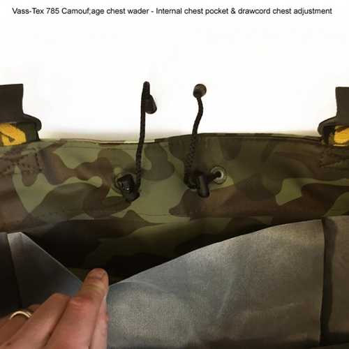 Vass - Tex 785 "Heavy" Duty Camo Chest Wader