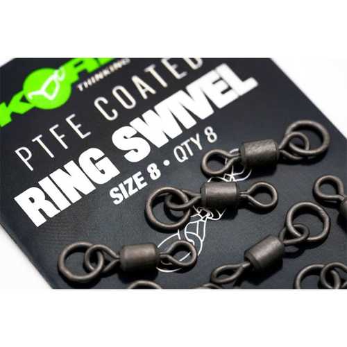 Korda - PTFE Coated Ring Swivel Gr&ouml;&szlig;e 8 und 11