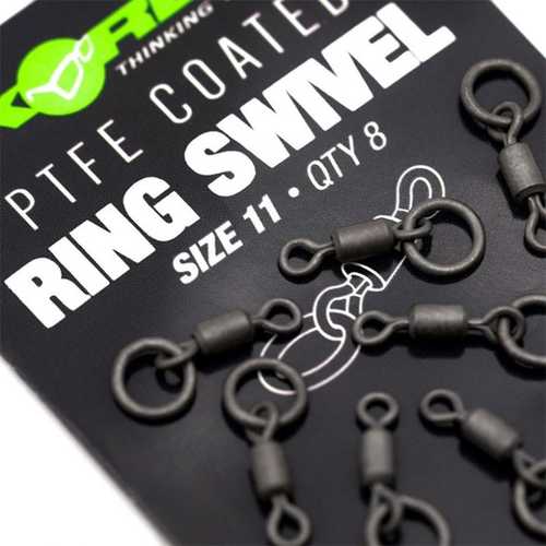 Korda - PTFE Coated Ring Swivel Gr&ouml;&szlig;e 8 und 11