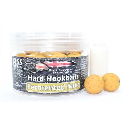 BSS - Hard Hookbaits Fermented Milk - 16, 20 und 24 mm Rund