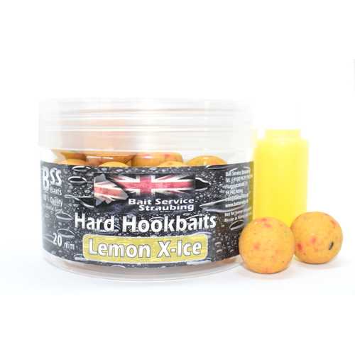 BSS - Hard Hookbaits Lemon X Ice - 16, 20 und 24 mm Rund