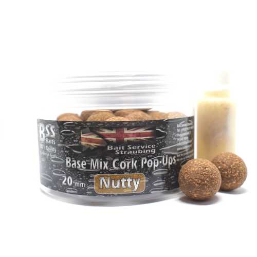 Bait Service Straubing - Base Mix Cork Pop Ups Nutty - 16...