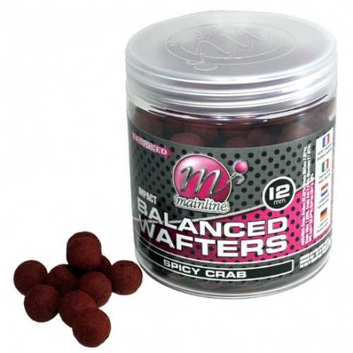Mainline - High Impact Balanced Wafters Spicy Crab - 12 mm