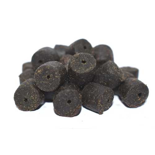 Bait Service Straubing - Black Halibut Pellets mit Loch 14 und 20 mm - 5 Kg