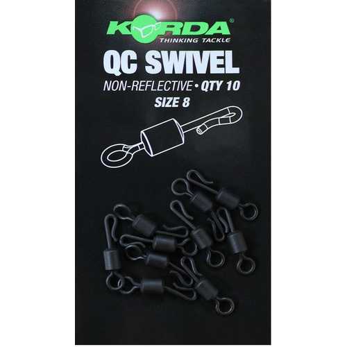Korda - QC Swivel Non-Reflective Size 8