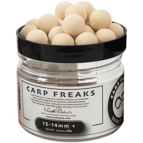 CC Moore - Carp Freaks Pop Ups White+ 13 - 14 mm
