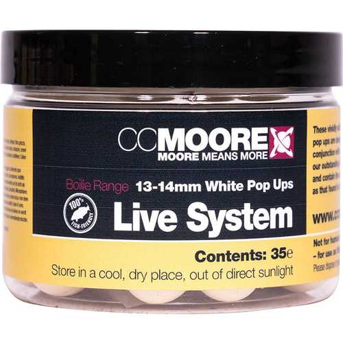CC Moore - White Pop Ups Live System - 13 - 14 mm