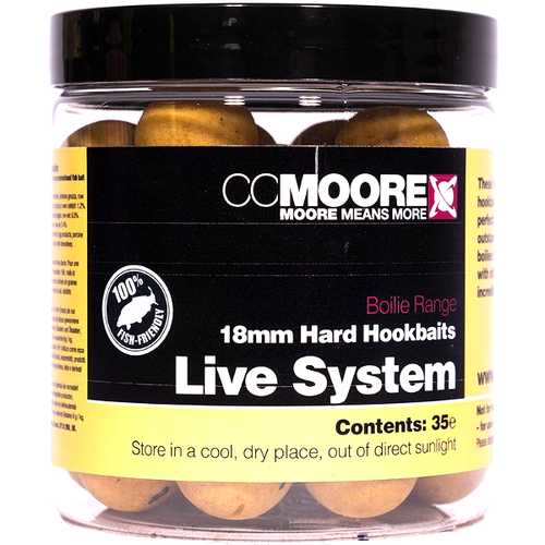 CC Moore - Hard Hookbaits Live System - 18 mm