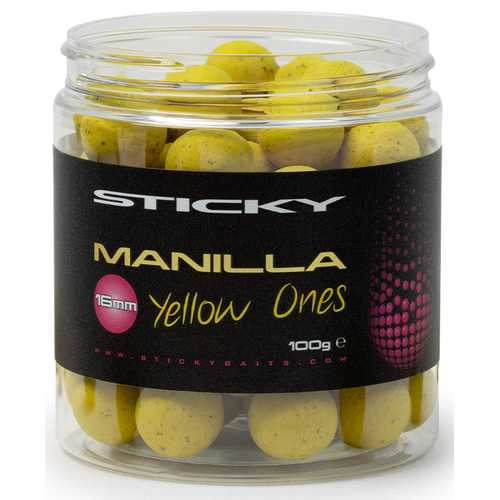 Sticky Baits - Pop Ups Range Manilla Yellow Ones - 16 mm