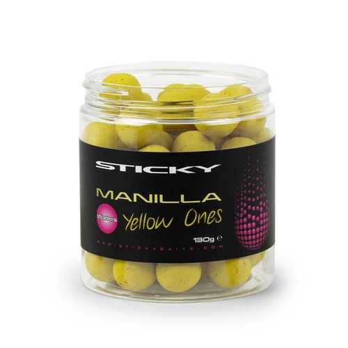 Sticky Baits - Wafters Manilla Yellow Ones - 16 mm