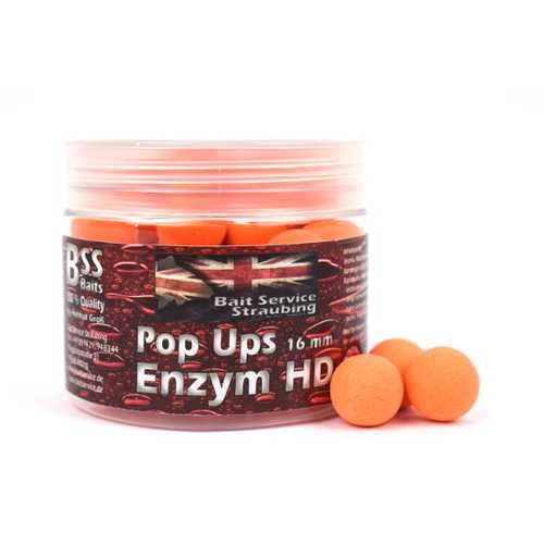Bait Service Straubing - Pop Ups Enzym HD Orange - 12, 16 und 20 mm