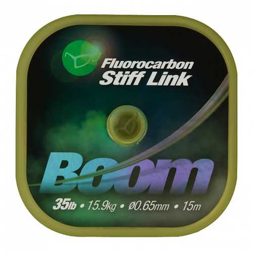 Korda - BOOM Fluorocarbon Stiff Link 25 Lb und 35 Lb - 15 m