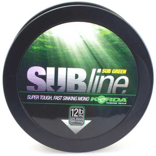 Korda - SUBline Monofile Schnur Green - 1000 m