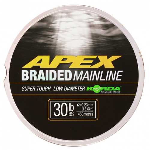 Korda - Apex schwimmende geflochtene Schnur Braun 1200 m - 30 lb und 50 lb