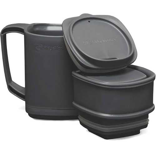 RidgeMonkey - Thermo Mug DLX Brew Set Gunmetal Grey