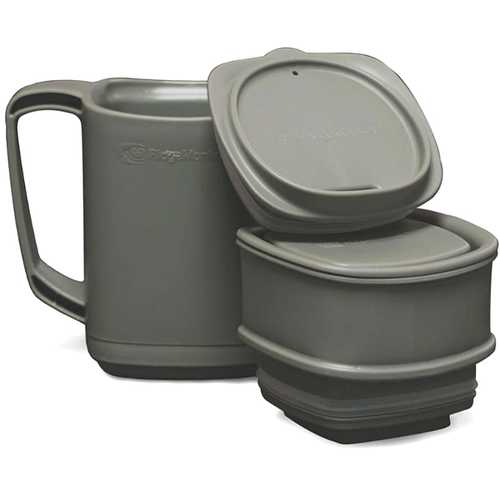 RidgeMonkey - Thermo Mug DLX Brew Set Gunmetal Green