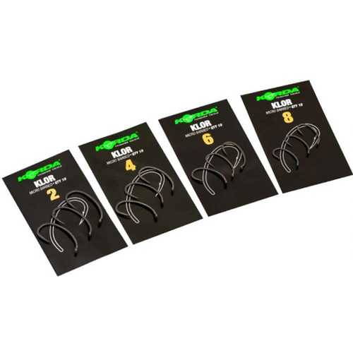 Korda - Klor Barbless Gr&ouml;&szlig;e 2, 4, 6 und 8