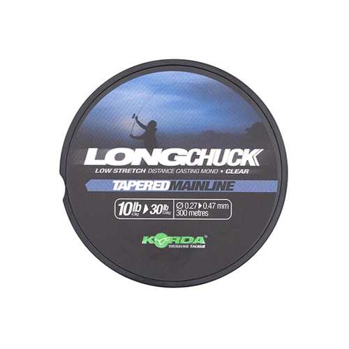 Korda - LongChuckTapered Mainline Clear 10 lb - 300 m