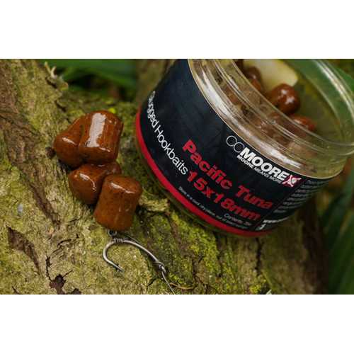 CC Moore - Glugged Hookbaits Dumbell Pacific Tuna - 15 x...