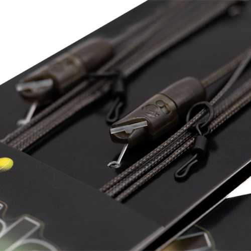 Korda - Leadcore Leader Heli Safe 1 m Gravel Brown und...