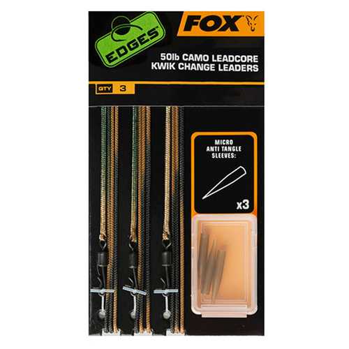 FOX Edges - Camo Leadcore Kwik Change Leaders 50 lb