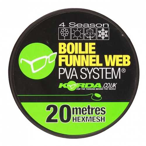 Korda - Boilie Funnel Web Hexmesh Refill 5 m und 20 m