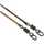 Korda Leadcore Leader Ring Swivel 1 m Gravel Brown und Weed/Silt