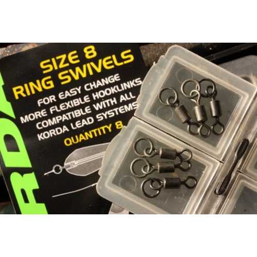 Korda Flexi Ring Swivels 8 Stück