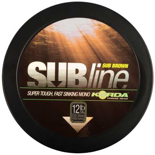 Korda - SUBline Monofile Schnur Brown - 1000 m