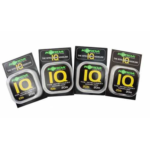 Korda - IQ The Intelligent Hooklink 10lb, 15 lb, 20 lb...