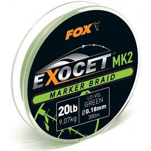FOX Exocet - MK2 Marker Braid Lo-Vis Green 0,18 mm/20 lb...