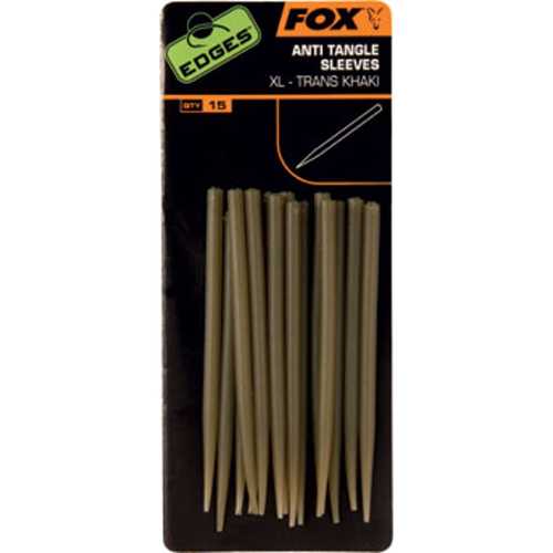 FOX Edges - Anti Tangle Sleeves XL Trans Khaki