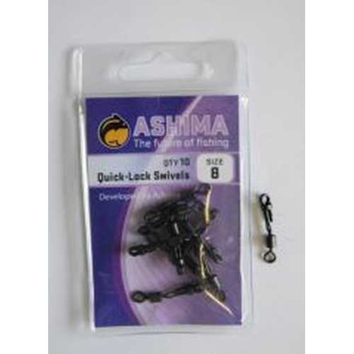 Ashima Quick-Lock Swivels Size 8/10 St&uuml;ck