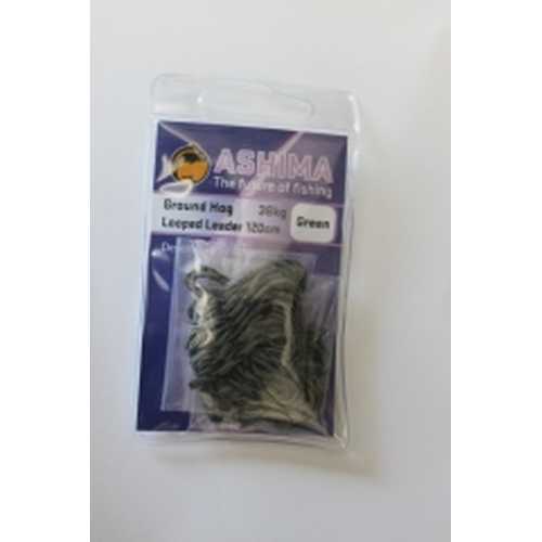 Ground-Hog Looped Leader 120cm Green