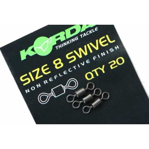Korda Swivels Size 8 20 St&uuml;ck